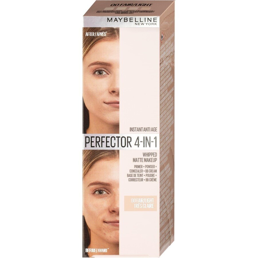 Maybelline New York Instant Perfector Mattifying Make-up 4in1, 00 Fair 30 ml