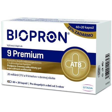 Biopron 9 premium 60+20 gélules