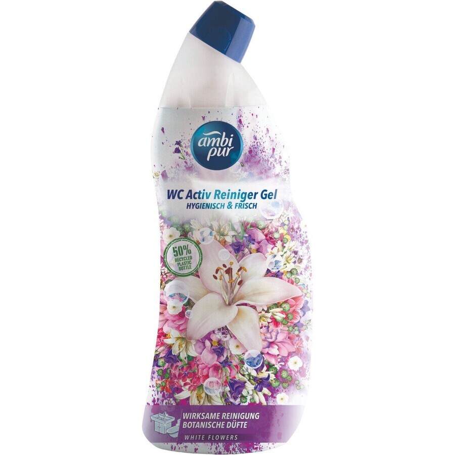 Ambipur Toilet Active Gel White Flowers 750 ml