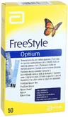 Abbott FreeStyle Optium Benzi de test 50 buc