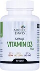 Adelle Davis Vitamine D3 50 mcg 60 g&#233;lules