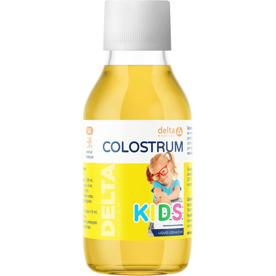 Delta Colostrum Kids, saveur vanille 125 ml