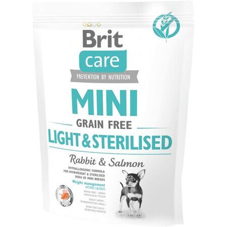 Brit Granule Dog Mini Fără cereale Light & Sterilizat 400 g