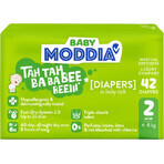 Moddia Baby Couches jetables 2 Mini (4-8 kg), 42 pcs