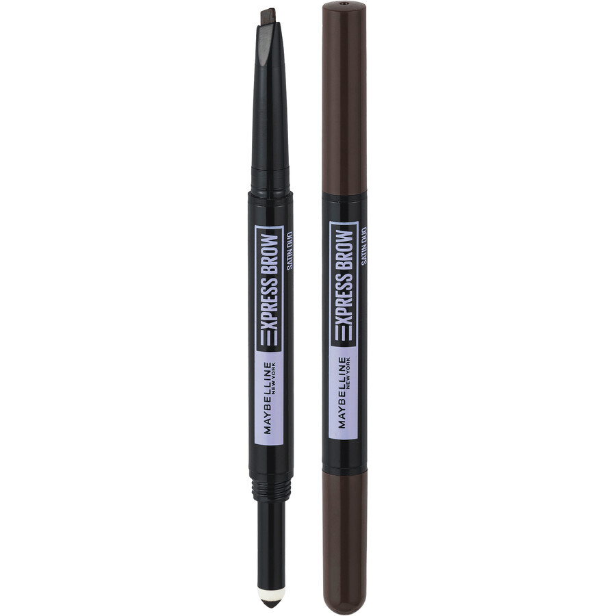 Maybelline New York NY NY Express Brow Satin Duo 04 Dunkelbraun Brauenstift und Puder Duo