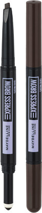 Maybelline New York NY NY Express Brow Satin Duo 04 Crayon et poudre &#224; sourcils brun fonc&#233; Duo