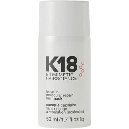 K18 Hairscience Masque capillaire régénérant sans rinçage 50 ml