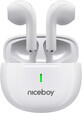 Casque sans fil Niceboy HIVE Beans Casque sans fil Niceboy HIVE Beans Pop blanc