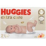 Huggies® Extra Care 2 Couches jetables (3-6 kg) 58 pcs