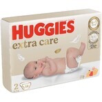 Huggies® Extra Care 2 Couches jetables (3-6 kg) 58 pcs