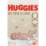 Huggies® Extra Care 2 Couches jetables (3-6 kg) 58 pcs