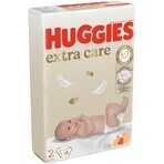 Huggies® Extra Care 2 Couches jetables (3-6 kg) 58 pcs