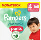 Culotte Pampers Harmonie taille 4 - paquet mensuel 168 pcs