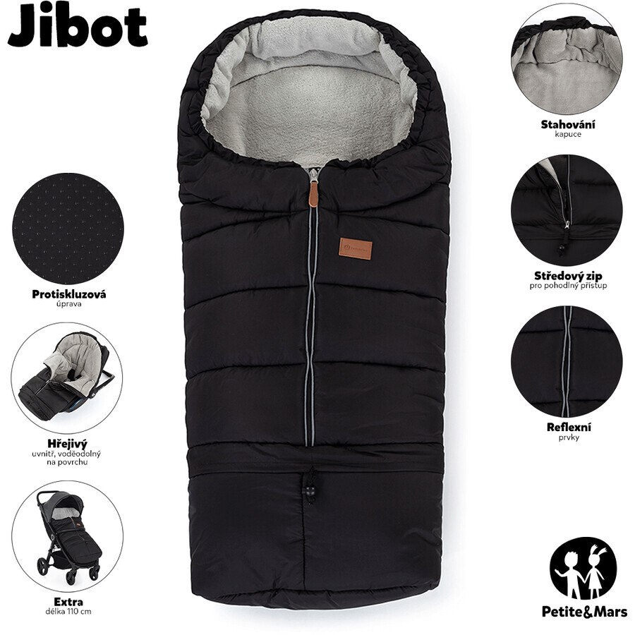 Petite&Mars Jibot 3in1 réglable Fusak noir