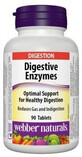 Webber Naturals Enzyme Digestive 90 comprim&#233;s