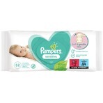 Pampers Wipes Sensitive Lingettes humides BOX, 12 x 52 pcs