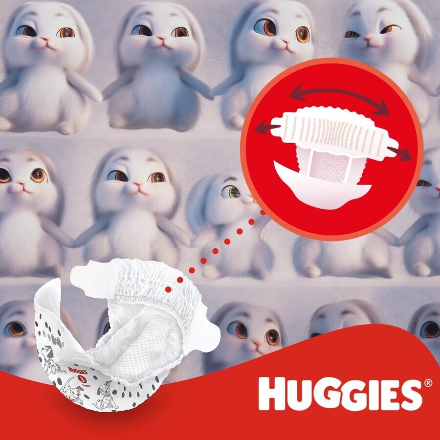 Huggies® Little Movers Nappy 5 (11 - 25 kg) 58 pcs