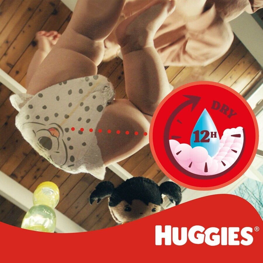 Huggies® Little Movers Nappy 5 (11 - 25 kg) 58 pcs