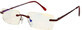 GLASSA Lunettes d&#39;ordinateur PCG06 rouge