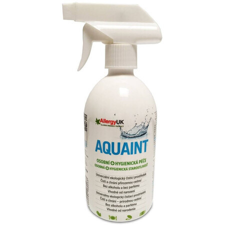 Aquaint Personal Care + Hygiene Eau nettoyante 100% biologique 500 ml