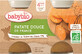 Babybio Pur&#233;e de patates douces 2 x 130 g