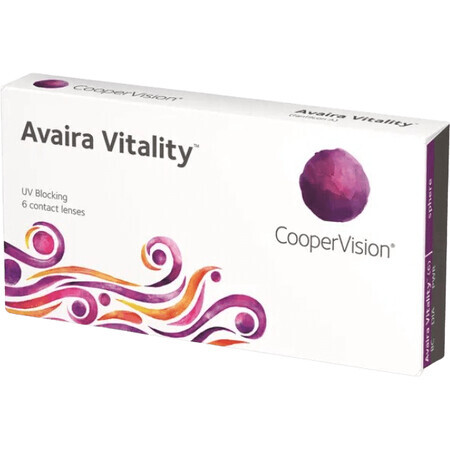 Avaira Vitality Lentilles de contact +8,00 dpt, 6 pcs