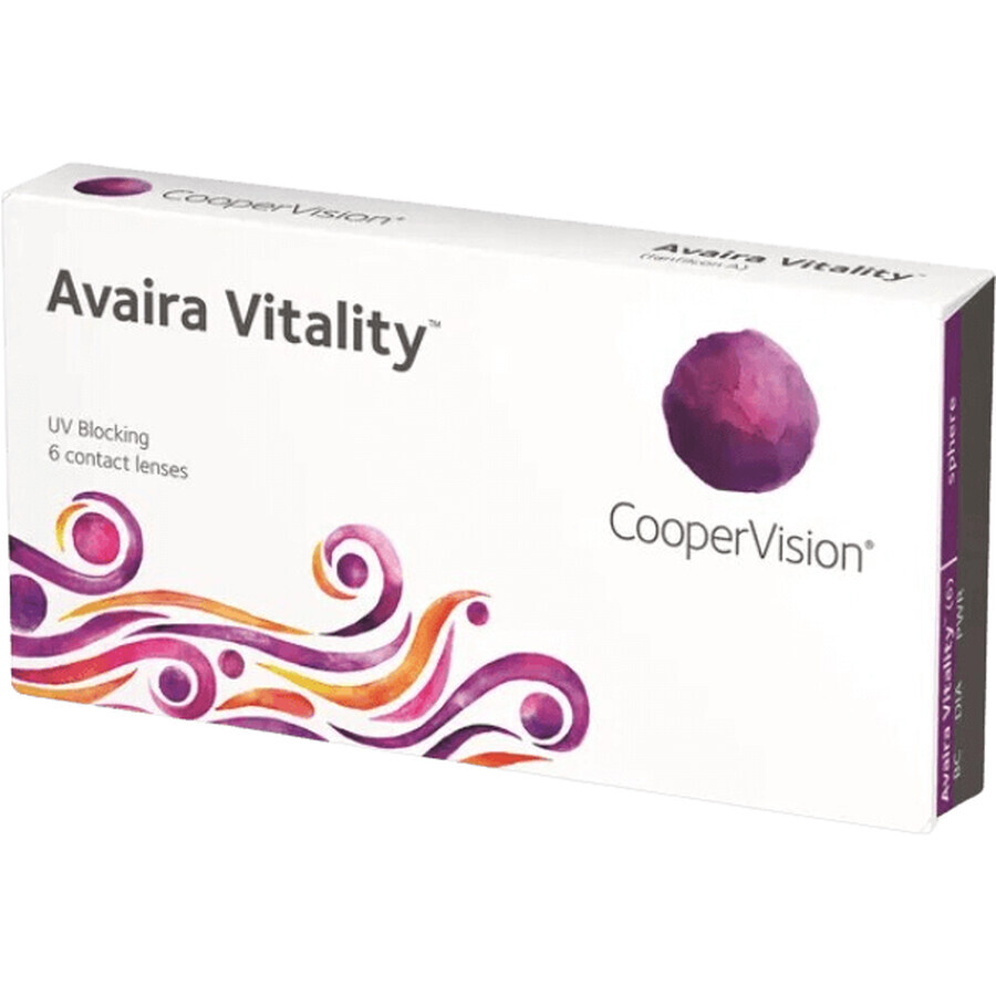 Avaira Vitality Lentilles de contact +8,00 dpt, 6 pcs