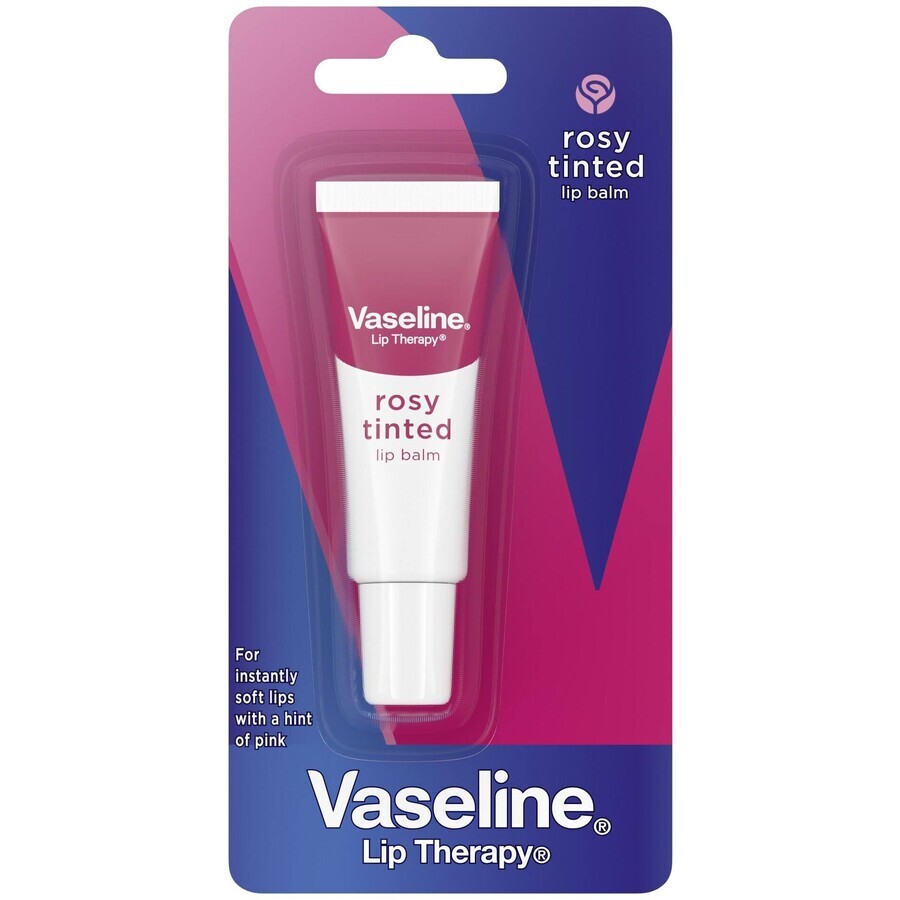 Vaseline Lip Therapy Liptube lip balm baume à lèvres couleur rosée 10 g