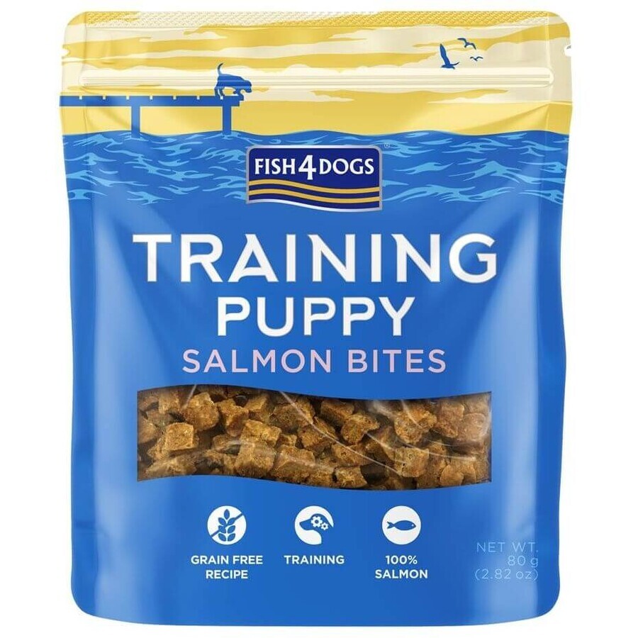 Fish4Dogs Salmon puppy training palm 80 g