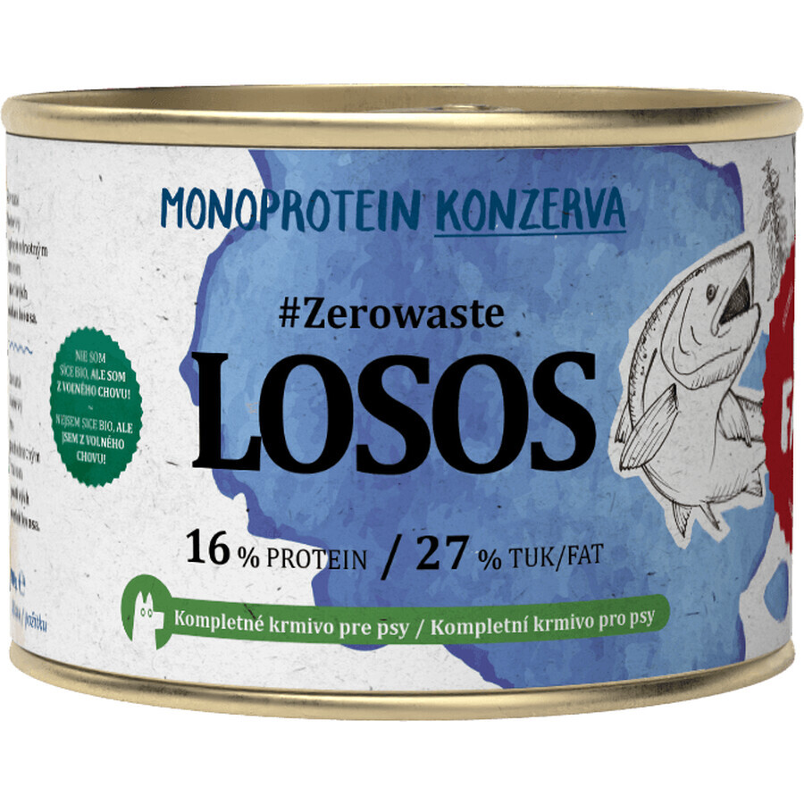 Pet Farm Family ZeroWaste Saumon en boîte pour chiens 180 g