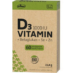 Vitar EKO Vitamine D3 1000IU+betaglucan 60 gélules