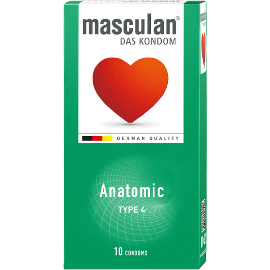 Préservatif anatomique masculin 10 pcs