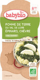 Babybio Pommes de terre aux &#233;pinards, au panais et au fromage de ch&#232;vre 2 x 200 g