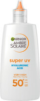 Garnier Ambre Solaire Fluide Visage Super UV Protecteur SPF 50+ 40 ml