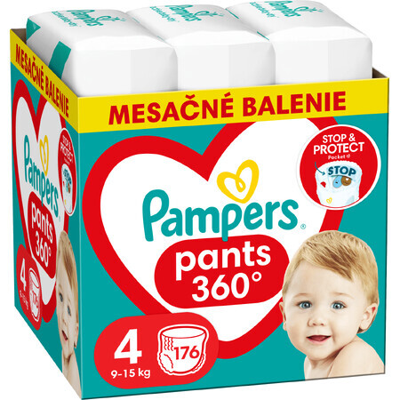 Pampers Pants S4 (9 - 15 kg), 176 pcs