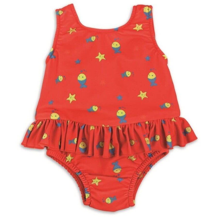 Bambino Mio Maillot de bain intégral pour fille Poisson rouge Tailles. M