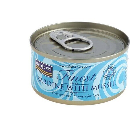 Fish4Cats Croquettes pour chats Finest Sardines avec moules 70 g