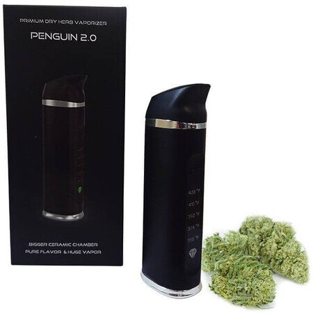 Vaporizador Green Earth para cáñamo CBD y otras hierbas, negro