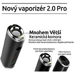 Vaporizador Green Earth para cáñamo CBD y otras hierbas, negro