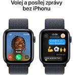 Apple Watch SE GPS + Cellular 40mm Midnight Aluminium Gehäuse mit Sports Ink Schleife