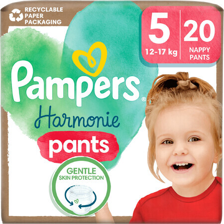 Pantalon Pampers Harmonie taille 5, 20 pièces