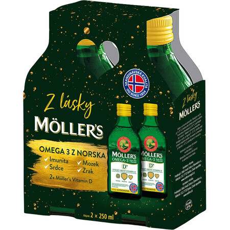 Möllers Oméga 3 paquet cadeau 2 x 250 ml