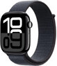 Apple Watch Series 10 GPS 42mm Bo&#238;tier en aluminium Jet Black 42mm avec boucle sport Ink