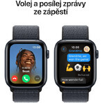 Apple Watch SE GPS 44mm Boîtier aluminium Midnight avec boucle Sport Ink