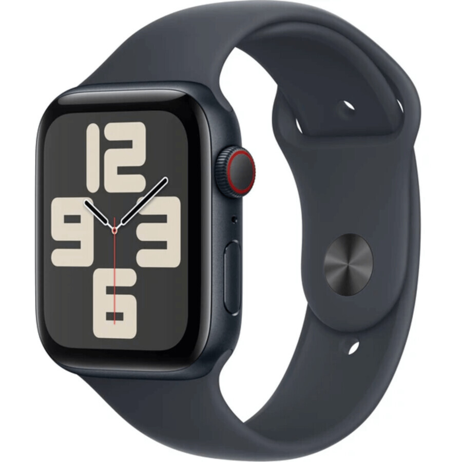 Apple Watch SE GPS + Cellulaire 40mm Boîtier Aluminium Midnight avec Bracelet Sport Midnight - M/L