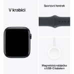 Apple Watch SE GPS + Cellulaire 40mm Boîtier Aluminium Midnight avec Bracelet Sport Midnight - M/L