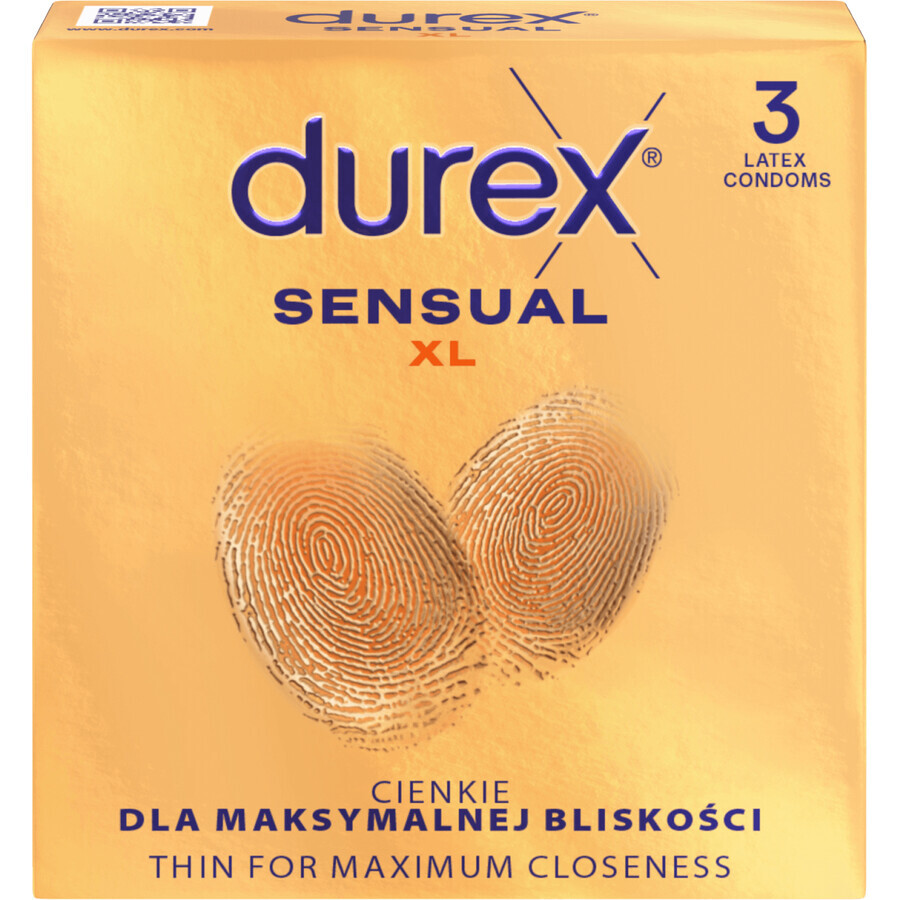 Durex Sensual XL 3 pcs