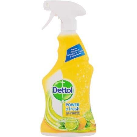 Dettol Spray antibactérien pour surfaces citron et citron vert 500 ml