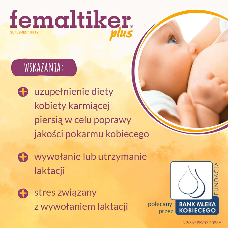 Femaltiker Plus, goût caramel, 2 x 12 sachets