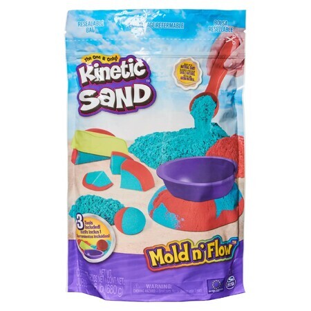 Kinetic sand play set Mold N' Fold, + 3 years, Kinetic Sand